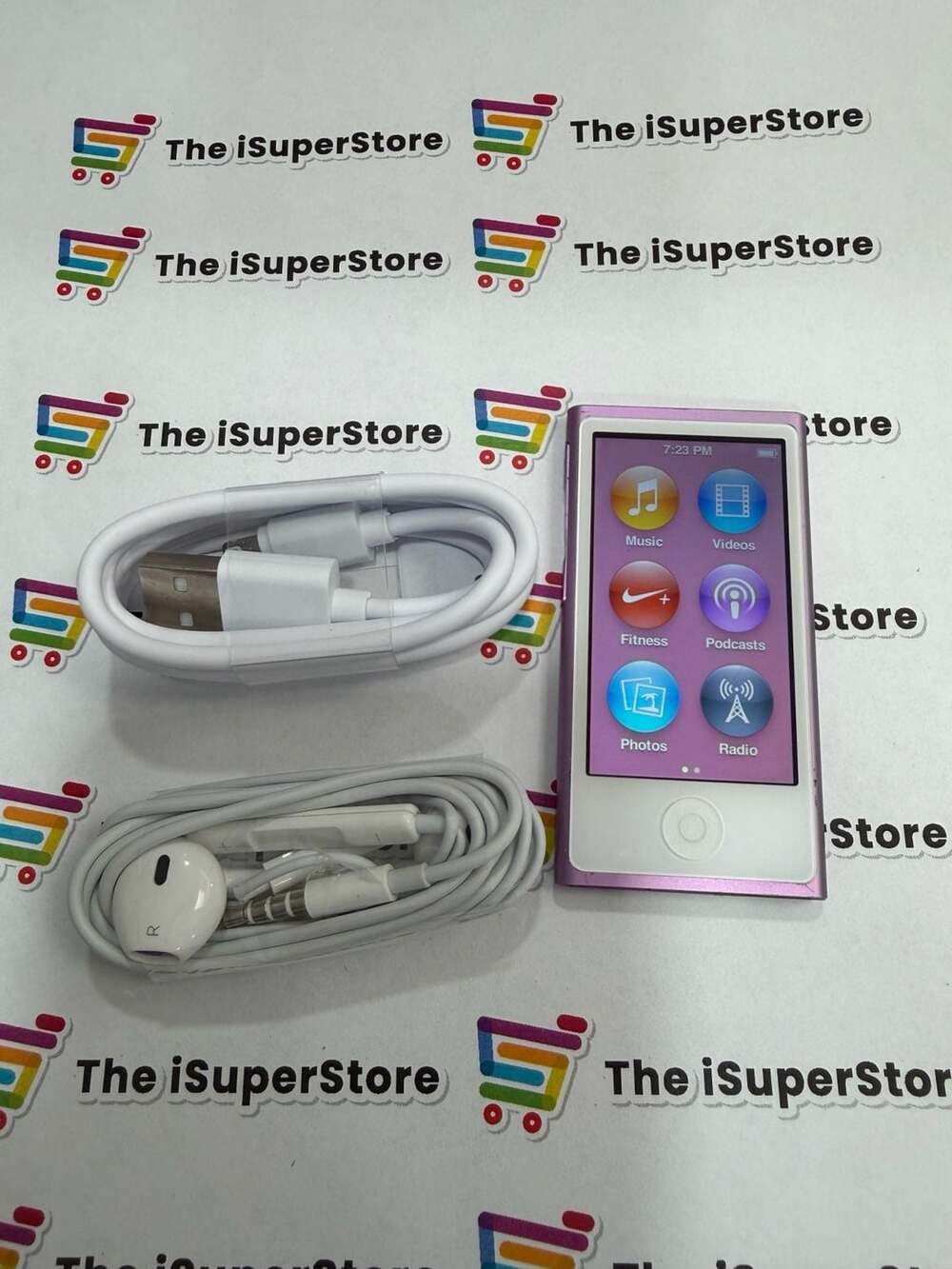 Refurbished Apple iPod Nano 7th Gen 16GB Purple - New Battery - 1 YR warranty !